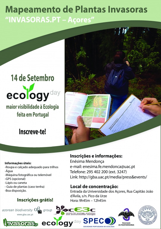 Dia da Ecologia (“ECOLOGY DAY”) - TERCEIRA 2018 - INVASORAS.PT – Açores